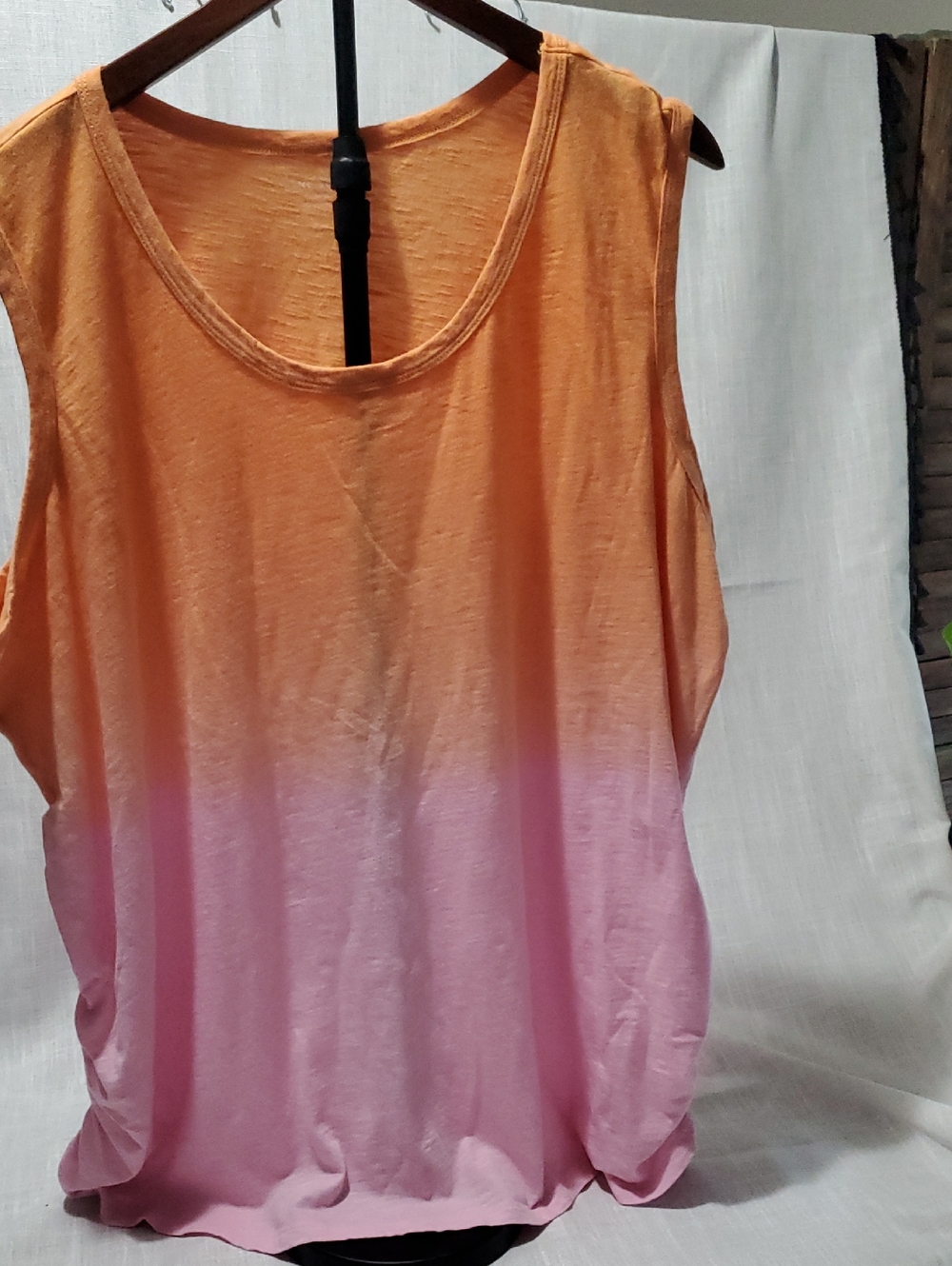 NWT Lane Bryant Orange to Pink Ombre Sleeveless Tank